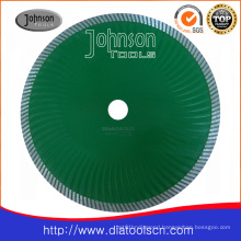 230mm Sintered Turbo Wave Saw Blade for Cutting Stone